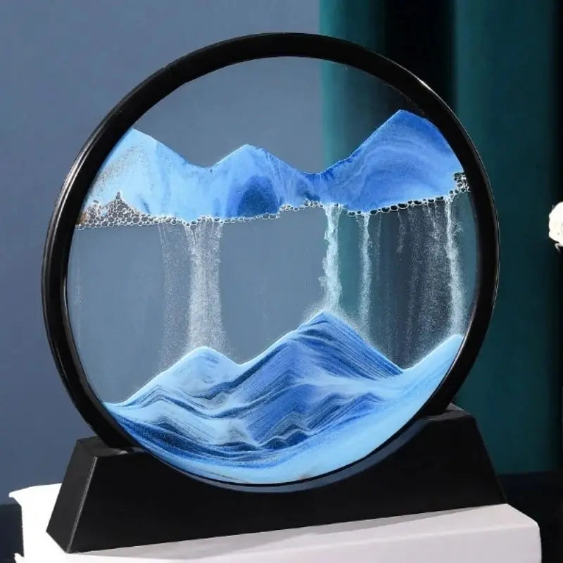 Ocean Sands: Dynamic 3D Sand Art for Home & Office Decor