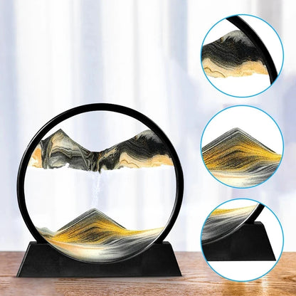 Ocean Sands: Dynamic 3D Sand Art for Home & Office Decor